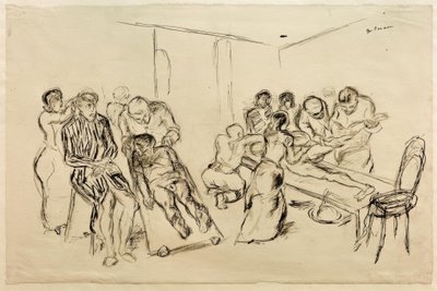 Suuri leikkaussali tekijältä Max Beckmann