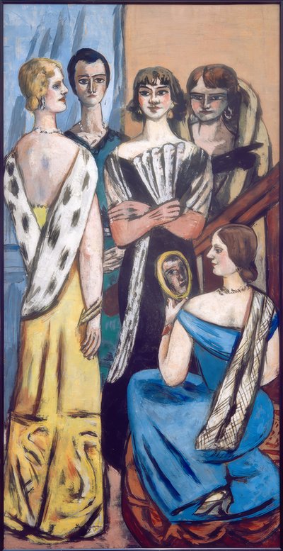 Iso kuva naisista (viisi naista) tekijältä Max Beckmann