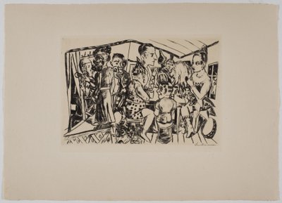 Kulissien takana tekijältä Max Beckmann