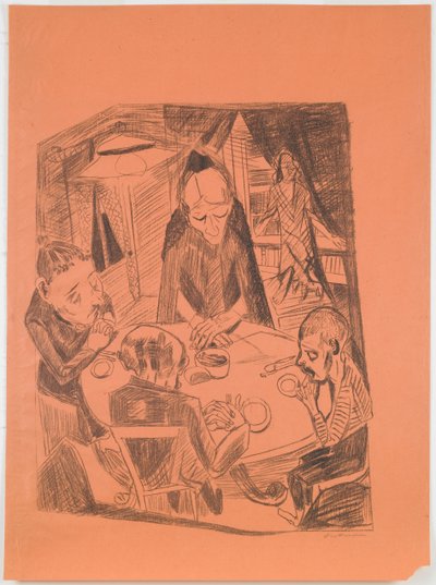 Hunger, Platte 5 aus dem Portfolio „Hölle“ tekijältä Max Beckmann