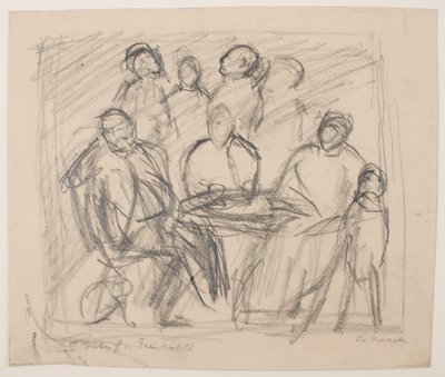 III [Kolmas] Perhekuvan luonnos tekijältä Max Beckmann