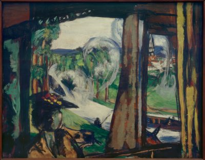 Rautateillä (Pohjois-Ranska) tekijältä Max Beckmann