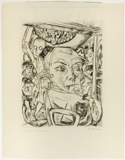 Queen Bar (omakuva) tekijältä Max Beckmann