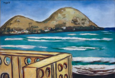 Maisema Saint-Cyr-sur-Merissä tekijältä Max Beckmann