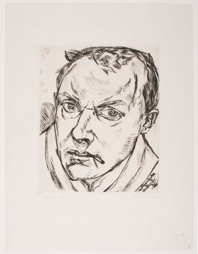 Suuri omakuva tekijältä Max Beckmann