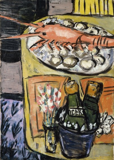 Hummeri asetelma; Hummerstilleben tekijältä Max Beckmann