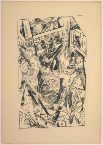 Malepartus, Die Höllen levy kahdeksan tekijältä Max Beckmann