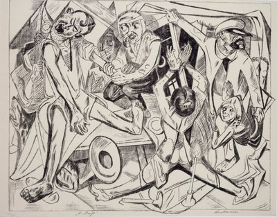Malepatrus, Max Beckmann (1884-1950), litografia. Saksa, 1900-luku. tekijältä Max Beckmann