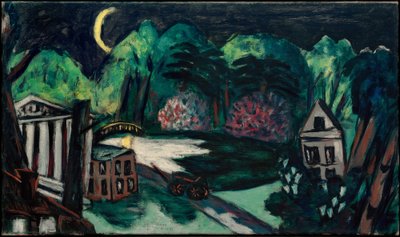 Yöpuisto. Baden-Baden tekijältä Max Beckmann