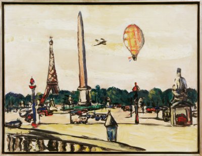 Place de la Concorde bei Tag tekijältä Max Beckmann