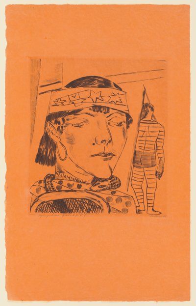 Tafel 10 der Serie: Jährlicher Jahrmarkt tekijältä Max Beckmann