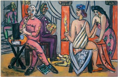 Pompei-Klovnit tekijältä Max Beckmann