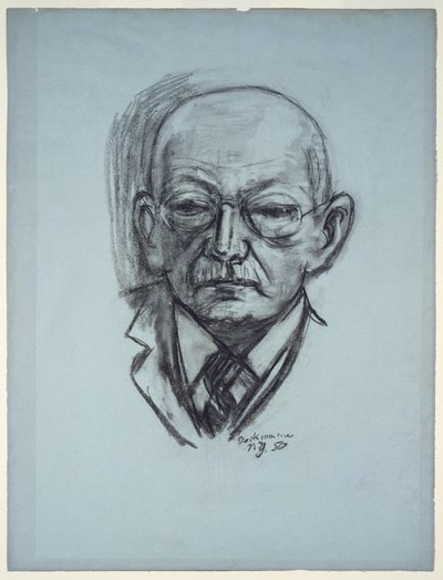 Georg Swarzenskin muotokuva tekijältä Max Beckmann