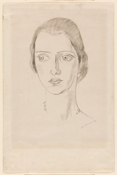 Marie-Louise von Motesiczkyn muotokuva tekijältä Max Beckmann