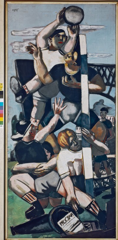 Rugbyn pelaaja tekijältä Max Beckmann