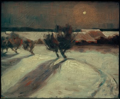 Luminen maisema kuunvalossa tekijältä Max Beckmann