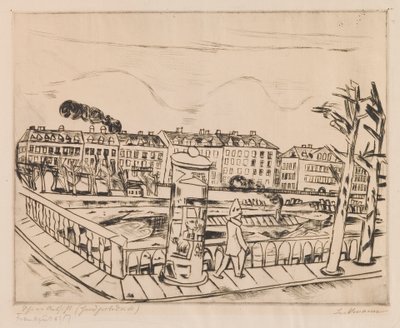 Kaunis näkymä (talvimaisema) tekijältä Max Beckmann