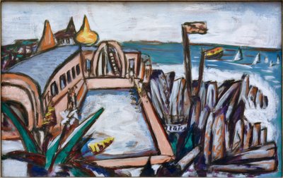 Cap Martinin uima-allas tekijältä Max Beckmann