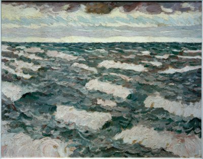 Järvi illalla tekijältä Max Beckmann
