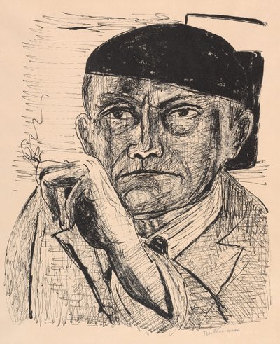 Self-Portrait (Omakuva) tekijältä Max Beckmann