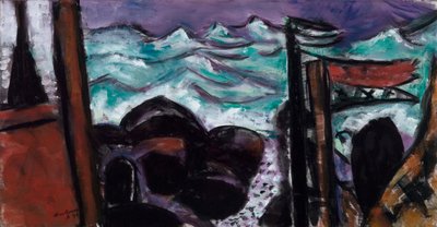 Pieni myrskyinen meri tekijältä Max Beckmann