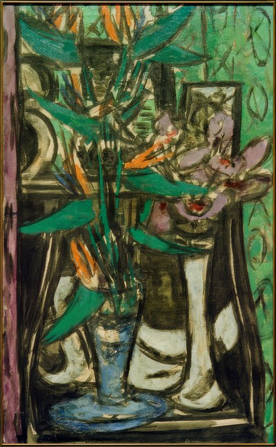 Asetelma Strelizian kanssa tekijältä Max Beckmann