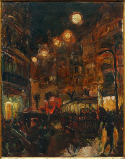 Katu yöllä tekijältä Max Beckmann