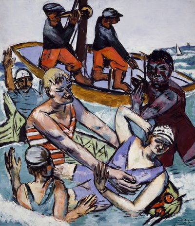 Uinti elokuussa tekijältä Max Beckmann
