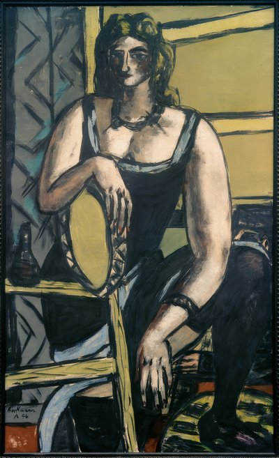 Tanssijat tamburiinilla tekijältä Max Beckmann