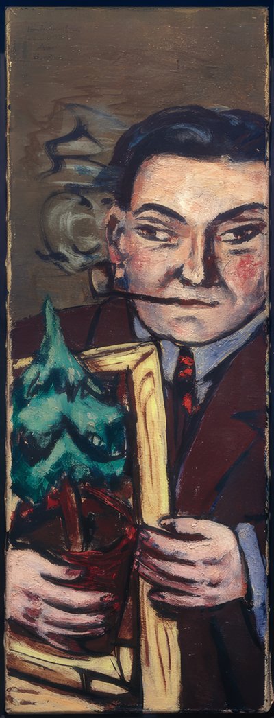 Tannenbaum lähtee New Yorkiin. Herbert Tannenbaumin muotokuva tekijältä Max Beckmann