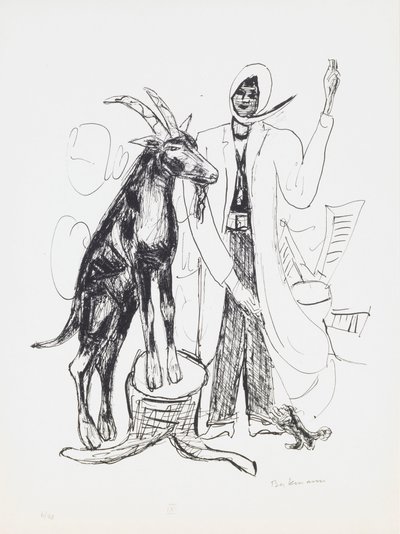 The Buck, levy 9 portfoliosta "Day and Dream" tekijältä Max Beckmann