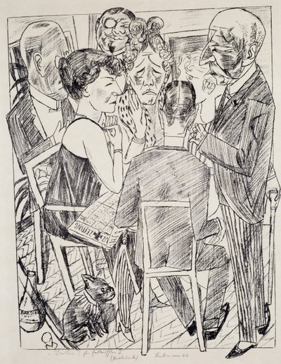 The Disappointed I, Max Beckmann (1884-1950), litografia. Saksa, 1900-luku. tekijältä Max Beckmann