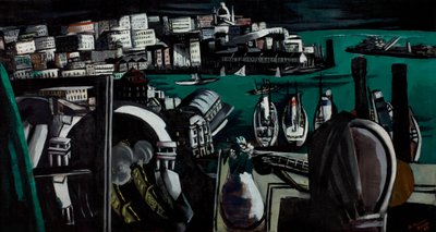 Genovan satama tekijältä Max Beckmann