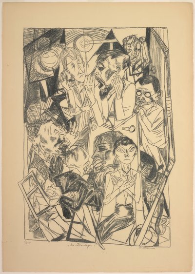 The Ideologues, Die Höllen levy kuusi tekijältä Max Beckmann