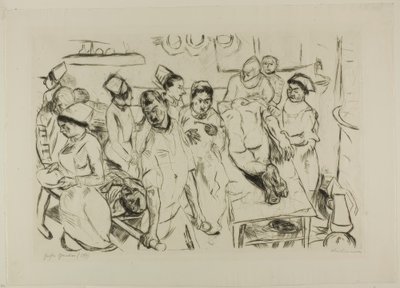 Suuri operaatio, levy kahdeksantoista Gesichteriltä tekijältä Max Beckmann