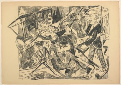 The Martyrdom, levy neljä Die Höllestä tekijältä Max Beckmann
