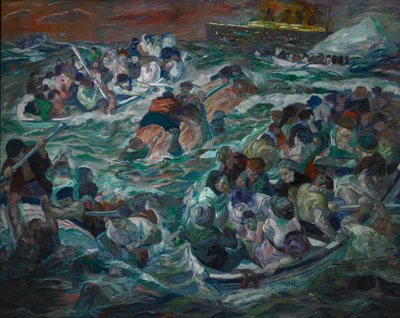 Titanicin uppoaminen tekijältä Max Beckmann