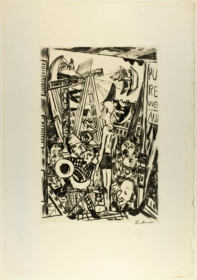 The Tall Man, levy viisi Jahrmarktilta tekijältä Max Beckmann
