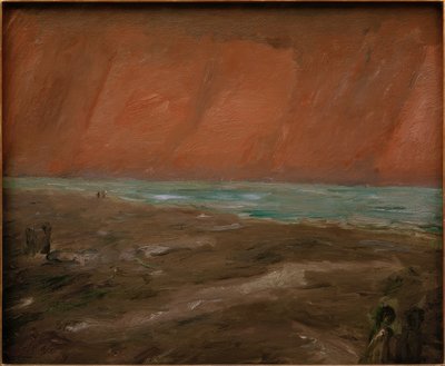 Synkkä ilta meren rannalla tekijältä Max Beckmann