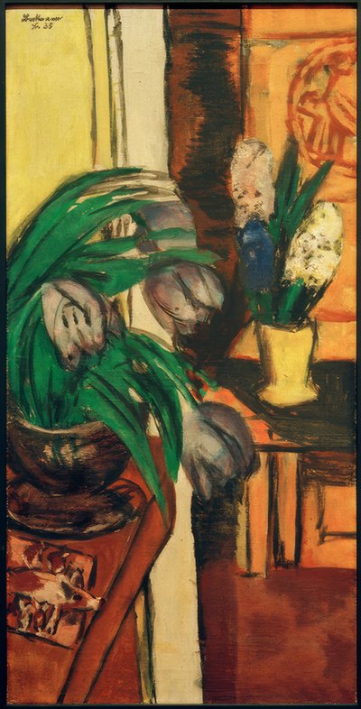Purppuraiset tulppaanit tekijältä Max Beckmann