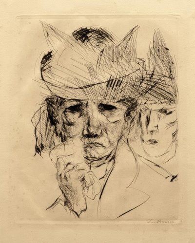 Itkevä nainen tekijältä Max Beckmann