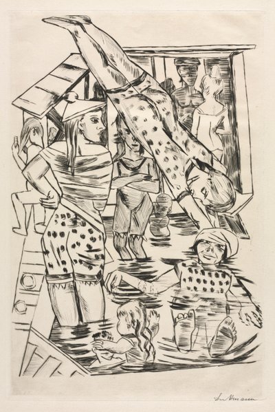 Naisten kylpylä tekijältä Max Beckmann