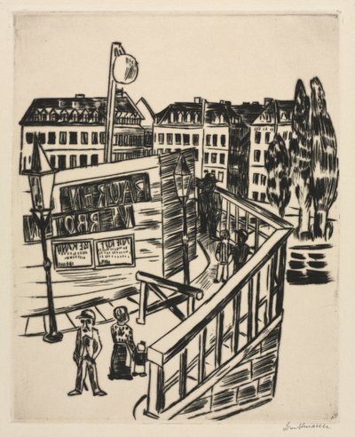 Puinen silta tekijältä Max Beckmann