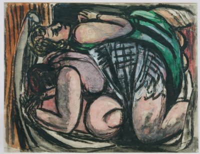 Kaksi naista makuulla tekijältä Max Beckmann