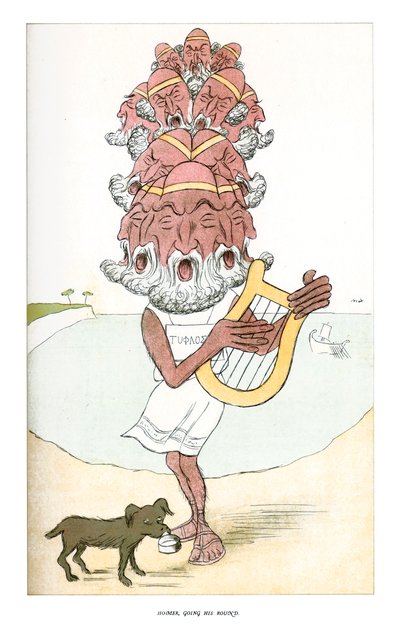 Homer, Going His Round, 1904. tekijältä Henry Maximilian Beerbohm