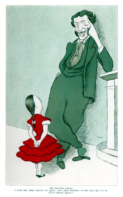 Matthew Arnold 1822-1888 ja hänen veljentytär, 1904. tekijältä Henry Maximilian Beerbohm