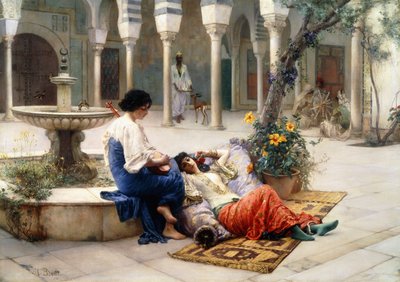 Haaremin pihalla, tekijältä Ferdinand Max Bredt