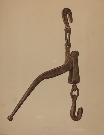 Tukkikuormankiristin, 1939. tekijältä Max Fernekes