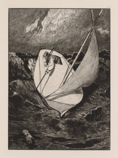 A Glove: The Rescue, 1880. tekijältä Max Klinger