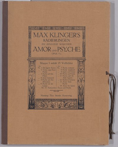 Cupid ja Psyche [Opus Va] tekijältä Max Klinger